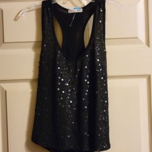 Sequins Razorback Tank